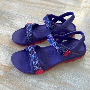 Purple Women’s Merrell Sandals size 7 EUC